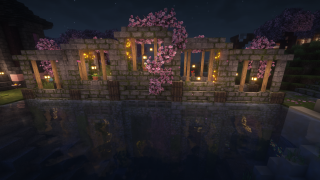 Cherry Bridge Decorated Water or Land